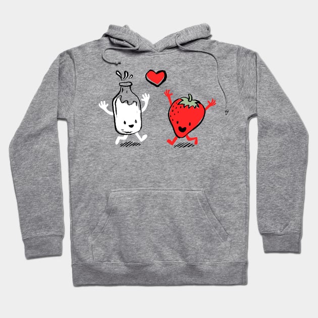 Berries And Cream Hoodie by JIMBOT